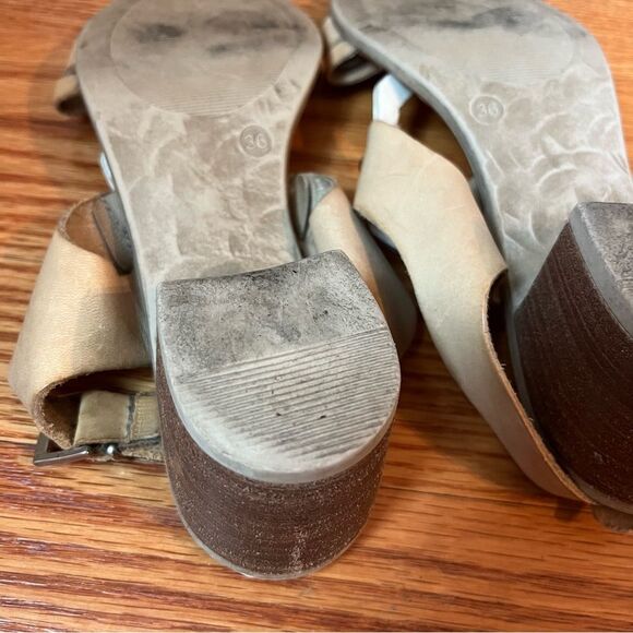 Sheridan Mia Italian Leather Block Heel Summer Sandals - Picture 13 of 13